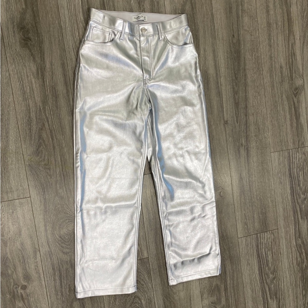 Abercrombie & Fitch Gray High Rise Pants